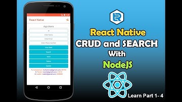 React Native - Make CRUD with NodeJs as Server (Final)