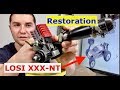 LOSI xxx-nt RESTORATION (siezed engine tear down) (part 2).