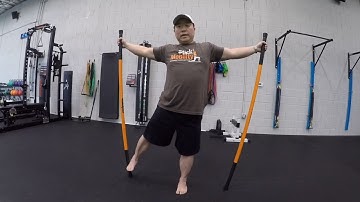 Hips And Lateral Line Stretch Series 1 of 3 - Stick Mobility Exercise