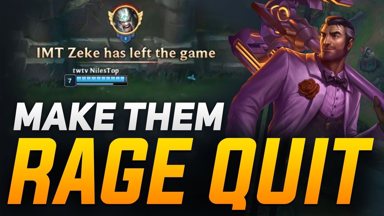 Simple Strategies to Make Your Opponent Rage Quit 