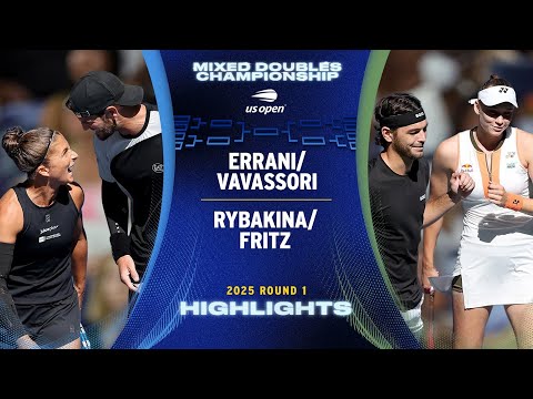Errani/Vavasorri vs. Rybakina/Fritz Highlights | 2025 US Open Round 1