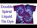 How To Tie Dye: Double Spiral (Liquid Dye) Extended Explanation