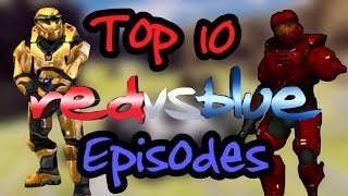 TOP 10 Red vs. Blue Episodes (Season 1-14)