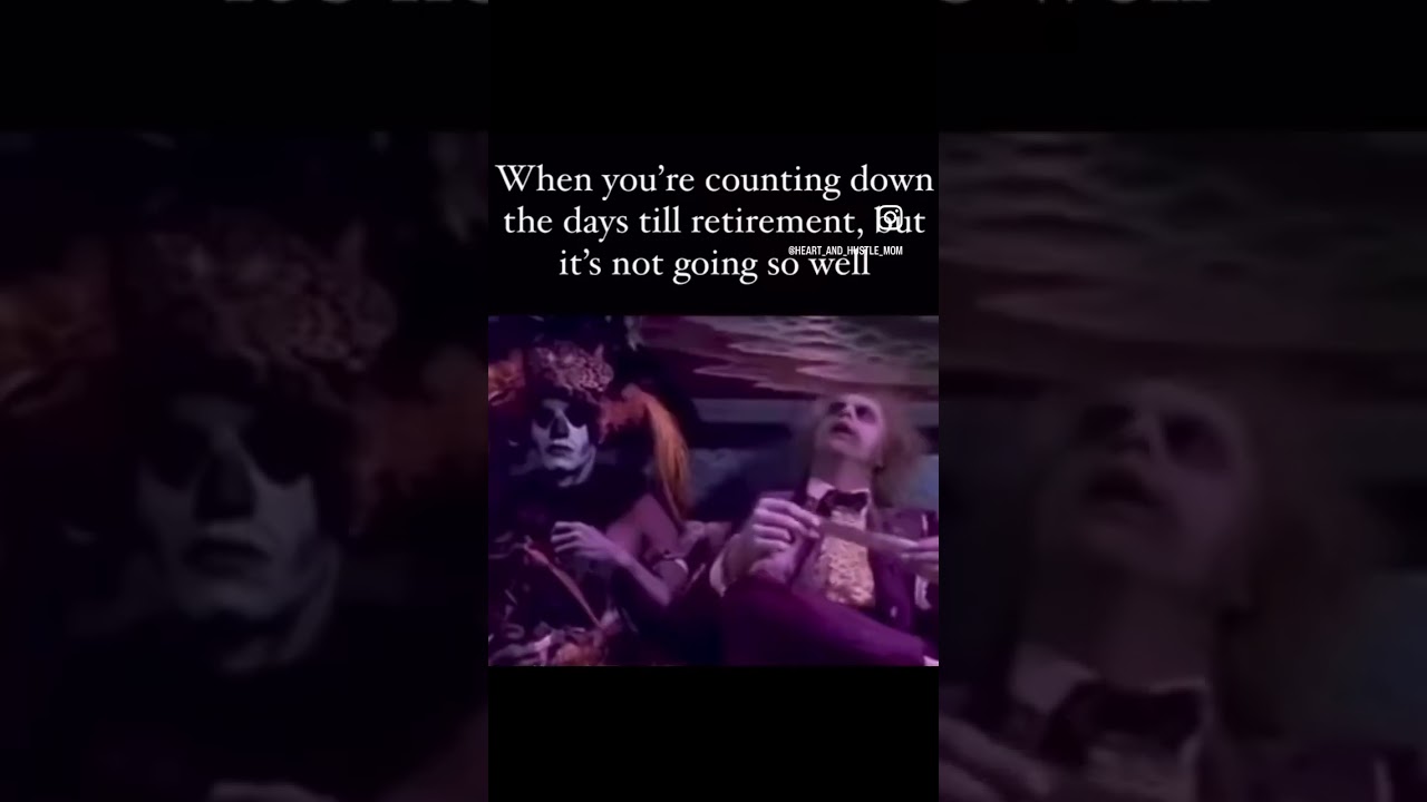 Counting down days till retirement 