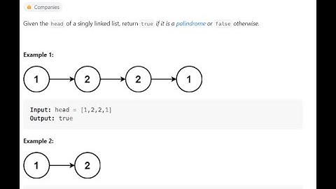 012 Palindrome Linked List - C#