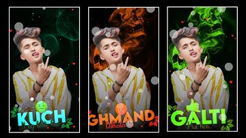 Attitude WhatsApp Status Editing Kinemaster 2021 | Kinemaster Video Editing New Style 2021 Status