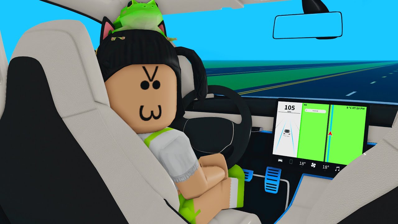 LOKIS VIAGEM DE CARRO NA ESTRADA  Roblox - Self-Driving Simulator 