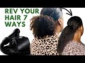 7 WAYS TO USE REVAIR on NATURAL HAIR