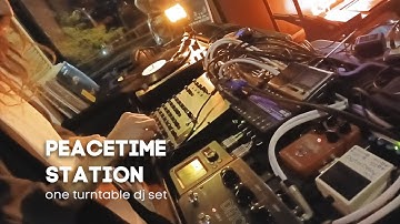 💿 PeaceTime Station N64 | One vinyl turntable dj set