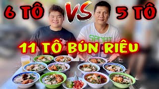 Ăn Đua 11 Tô Bún Riêu Giò Heo Tuấn Tròn Chấp Anh Thái 1 Tô Kịch Tính Nín Thở Tới Phút Cuối