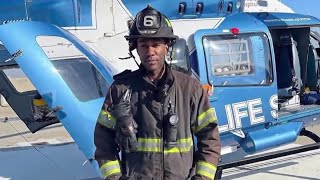 Bridgeport community members and first responders gather after beloved firefighter was killed...