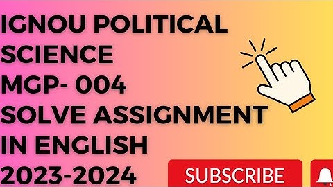 MGP-004 solved assignment July & January #ignoumgp 004 solved assignment 2023-24