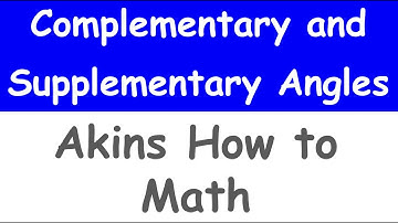 Complementary and Supplementary Word Problems