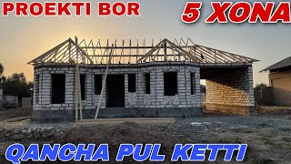 5 XONA AJOYIB PROEKT QANCHA PUL KETDI KORIB BAXO BERING