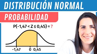 Calcular PROBABILIDAD de una Distribución Normal 🔔 Inferencia Estadística