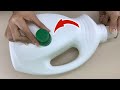 Reuse of laundry detergent bottles magical applications for the kitchen