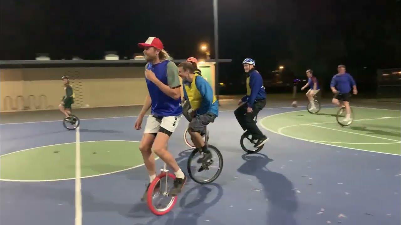 Unicycle Basketball in Berkeley November 29, 2022 YouTube