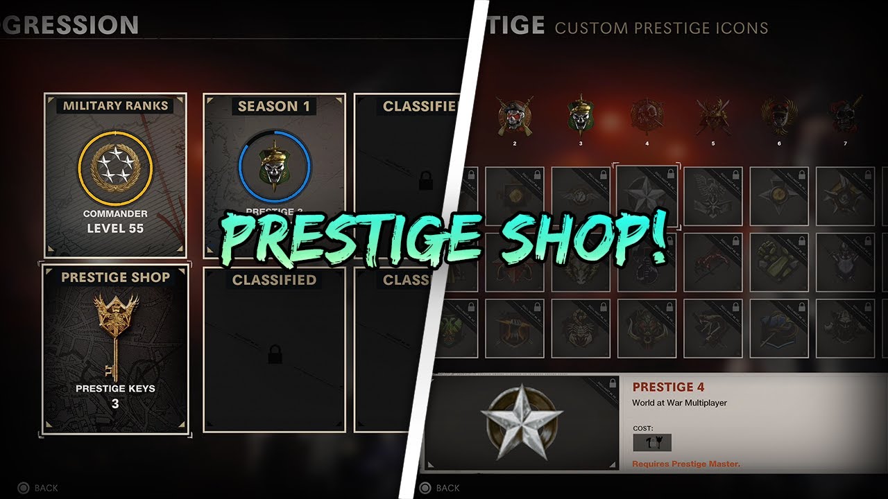 HOW TO UNLOCK THE PRESTIGE SHOP IN COLD WAR! (Black Ops Cold War)