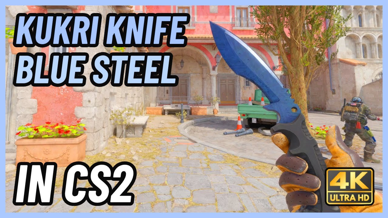CS2 Kukri Knife Blue Steel CS2 Knife InGame Showcase [4K] YouTube