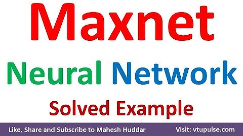 22. Maxnet Neural Network Solved Example with Four Activations & Inhibitory Weight by Mahesh Huddar