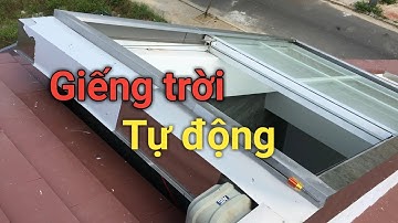 Giếng trời tự động - motor giếng trời | Trinh AGS