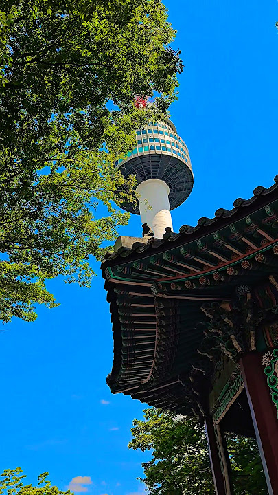 The beauty of seoul 🫰💞   #korea #summer #seoultravel #namsanseoultower #placeoflovers