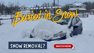 Blizzard Buried Vehicle | Skid Steer to the Rescue