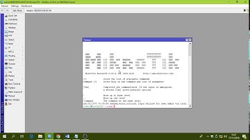 Membangun jaringan dasar di Mikrotik