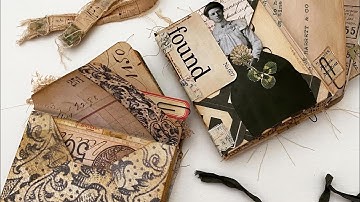 ENVELOPE JUNK JOURNAL USING TAB BINDING (flip through)