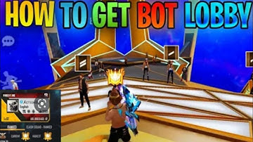 HOW TO GET BOT LOBBY IN RANKED GAME|BOT LOBBY IN RANKED GAME NEW TRICK REVEALED|#shortsfeed #shorts
