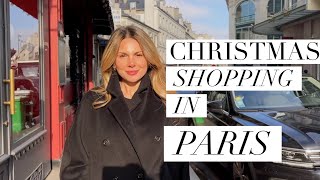 Christmas Shopping in Paris Vlog | ALI ANDREEA