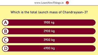 Chandrayaan-3  Quiz - Part 1/2 | 12 Questions | Indian Space Research Organisation | India GK Quiz screenshot 3