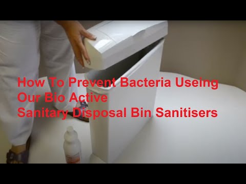 How To Sanitise & Service Feminine Sanitary Hygiene Unit Bins