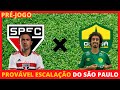 NOTÍCIAS DO SÃO PAULO - PRÉ-JOGO: SÃO PAULO X CUIABÁ | ESCALAÇÃO DO TRICOLOR PARA A PARTIDA