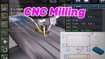 CNC​ Milling​ Simulator​ กัดงานด้านนอกด้วยG41