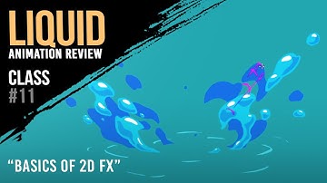 Splash/Liquid animation review ["Basics of 2D FX" course]