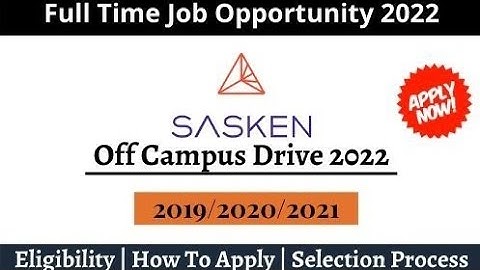 Sasken Hiring Freshers | Sasken Technologies Off Campus Drive | Latest Private Job Vacancy