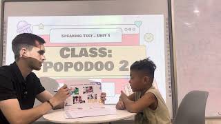 David  _ Unit 1 _ Classroom -  Big English 2 _ Speaking Test