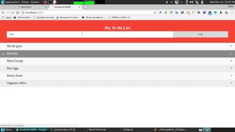 1 - To Do List With Django 2.0 - Startup Project