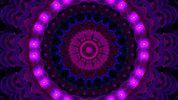 Deep Space Kaleidoscope - Quad Hexa - Loop 04