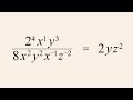 Simplifying Exponential Expressions Quiz