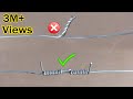 Properly Joint Steel Wire How to Twist Steel Wire Together /Part 4
