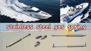 Stainless Steel Gas Spring Strut,Boat Hatch Strut,Boat Lid Shock,Marine Gas Strut With Waterproof