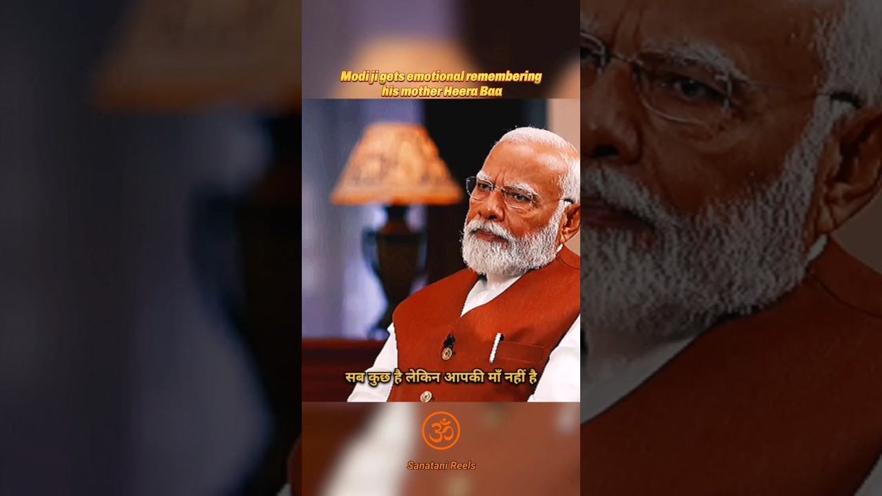 Modi ji gets emotional 😢😔 #shorts #maa #sanatandharma #status