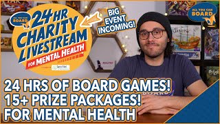 AYCB 24-HR Charity Livestream for Mental Health | 40+ Prize Packages!