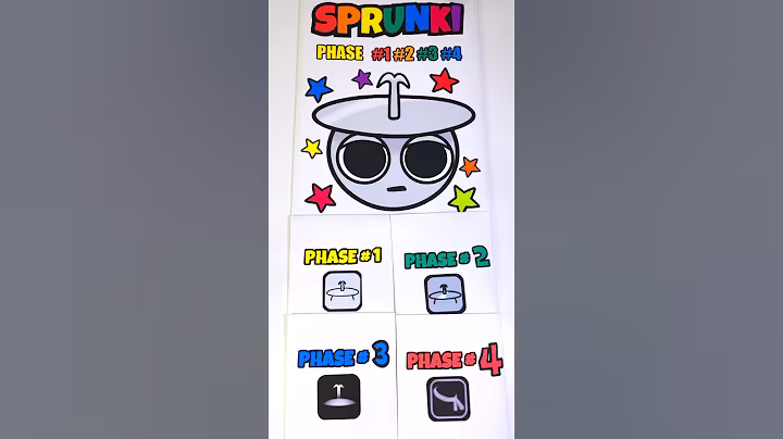 🌈SPRUNKI Clukr | ASMR Phase 1vs2vs3vs4 Squishy #blindbag #papercraft #sprunkiincredibox #squishy