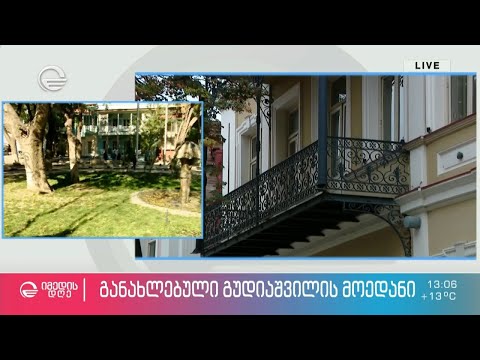 გუდიაშვილის განახლებული მოედანი - #პირდაპირიჩართვა