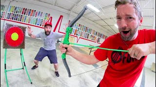 GAME OF BOW & ARROW ! / Epic Trick Shots! screenshot 5