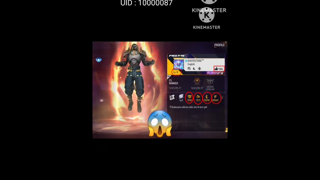 Top 3 Ghost Id With 100,000 Badges 🙀 