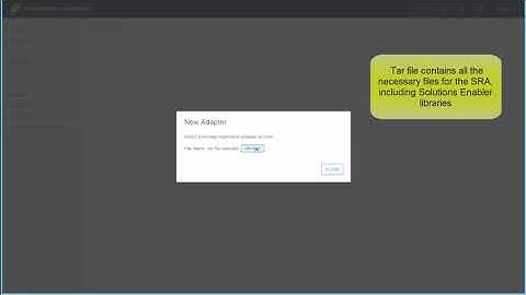 Installing Dell EMC SRDF SRA 9.2 on the SRM Appliance